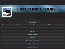 Tablet Screenshot of firstchoicetours.info